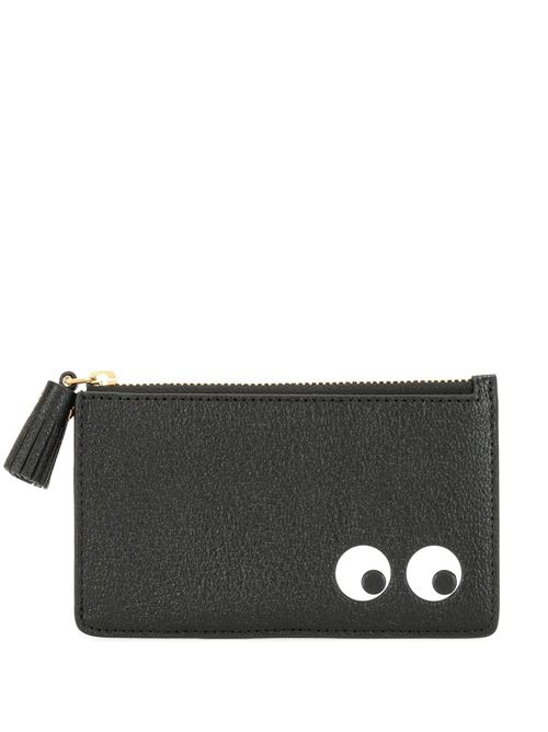 Eyes card holder with zip ANYA HINDMARCH | 142717BLACK